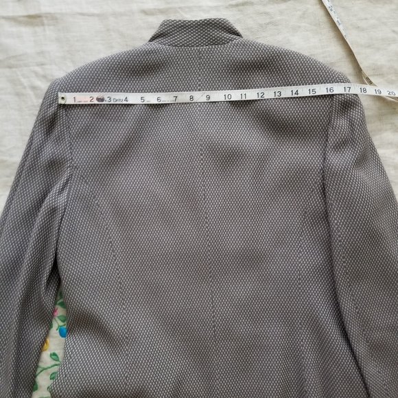 Pre-owned vintage OSCAR fashionable blazer dobby-weave jacket, Size 8. - Picture 11 of 12